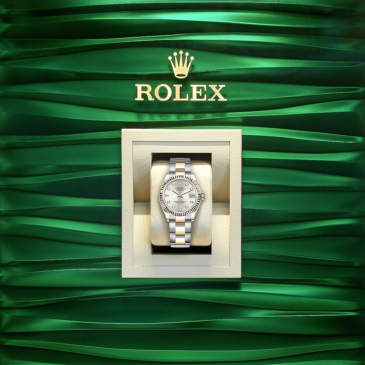 Rolex Datejust 31, Oystersteel and 18k Yellow Gold, Ref# 278273-0019 1:1