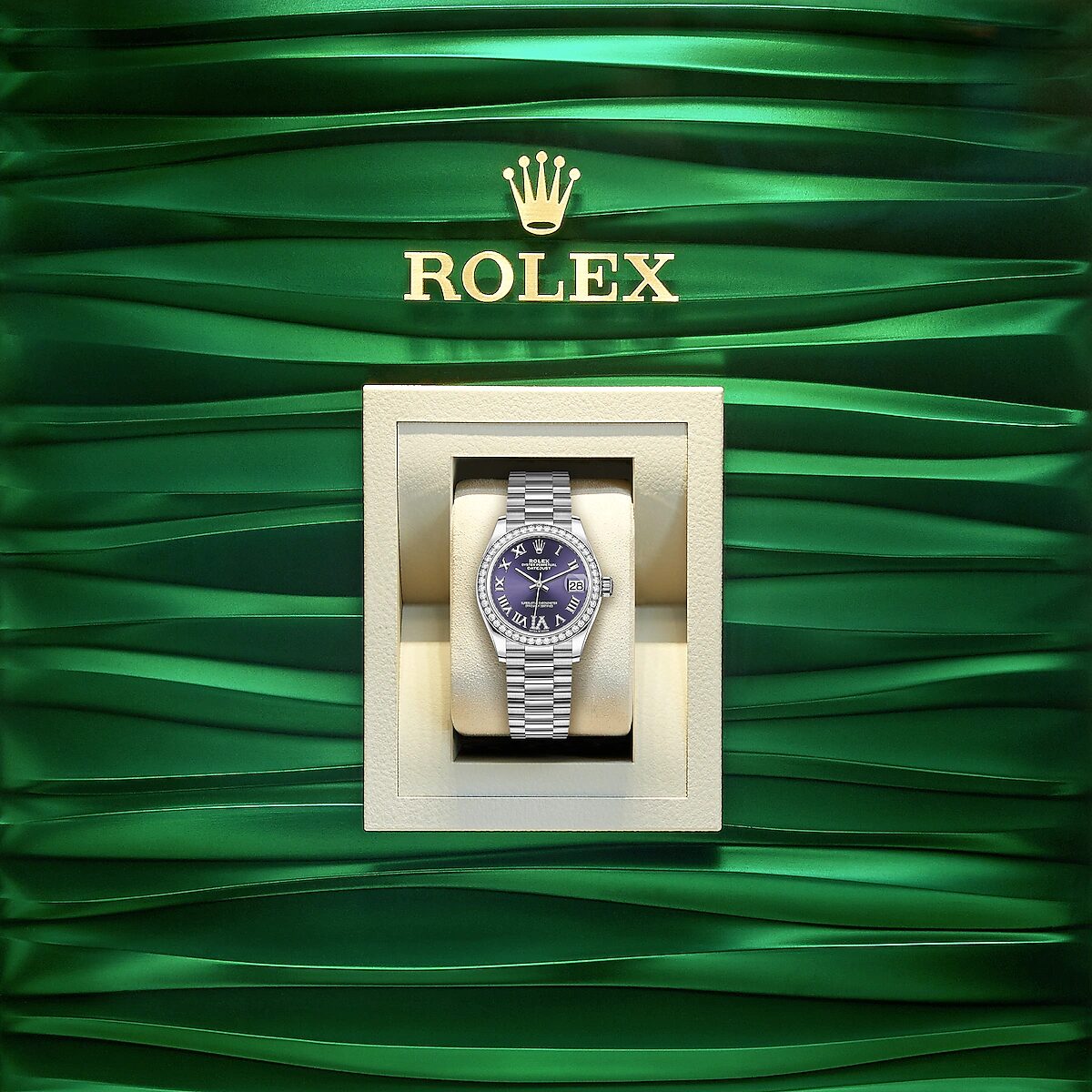 Rolex Datejust 31, 18kt White Gold, Ref# 278289RBR-0019 1:1