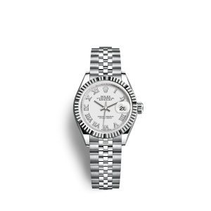 Rolex Lady-Datejust 28, Oystersteel and 18k White Gold, Ref# 279174-0019 1:1