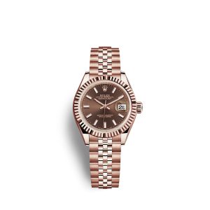 Rolex Lady-Datejust 28, 18k Everose Gold, Ref# 279175-0008 1:1