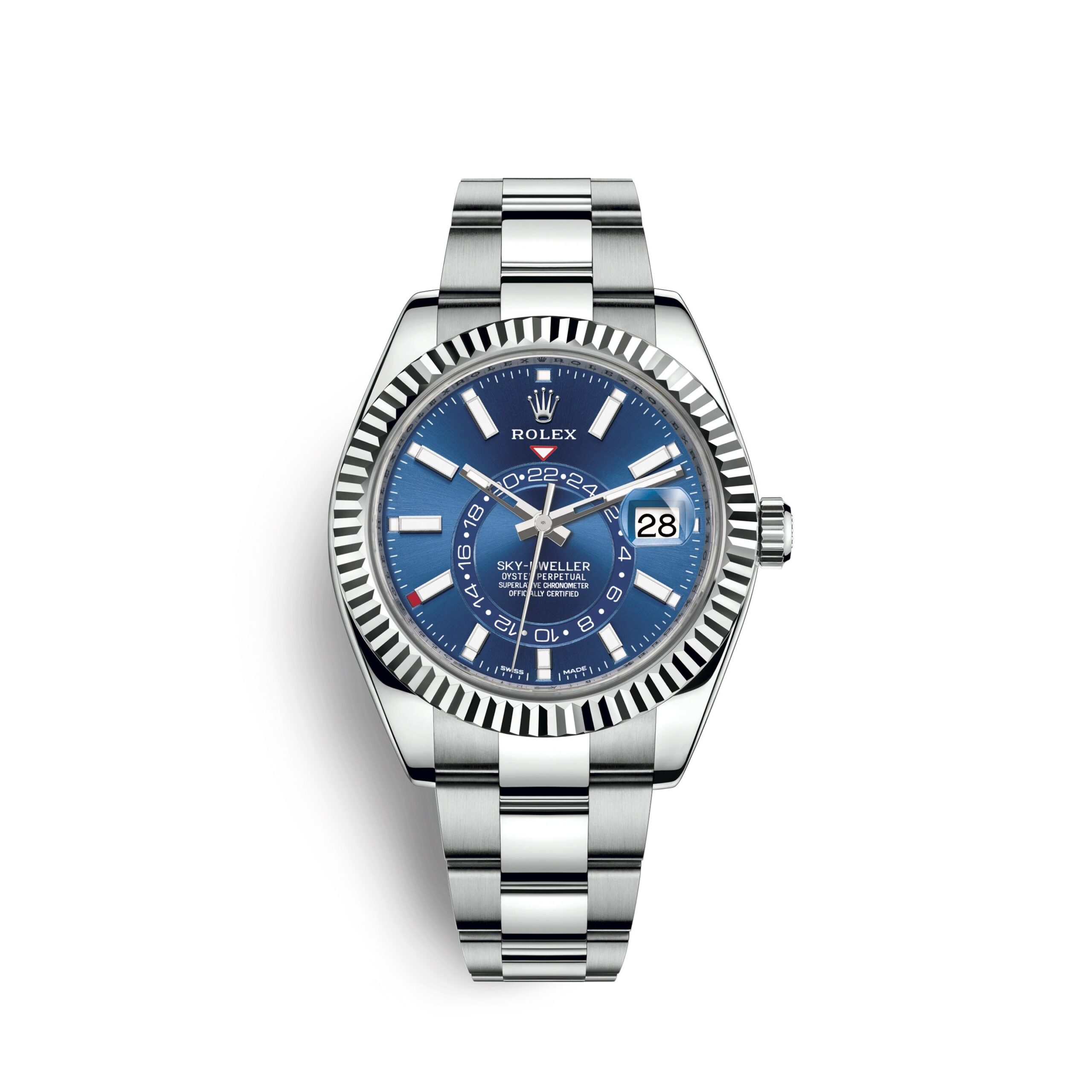 Rolex Sky-Dweller 42mm, Oystersteel and 18k White Gold, Ref# 326934-0003 1:1