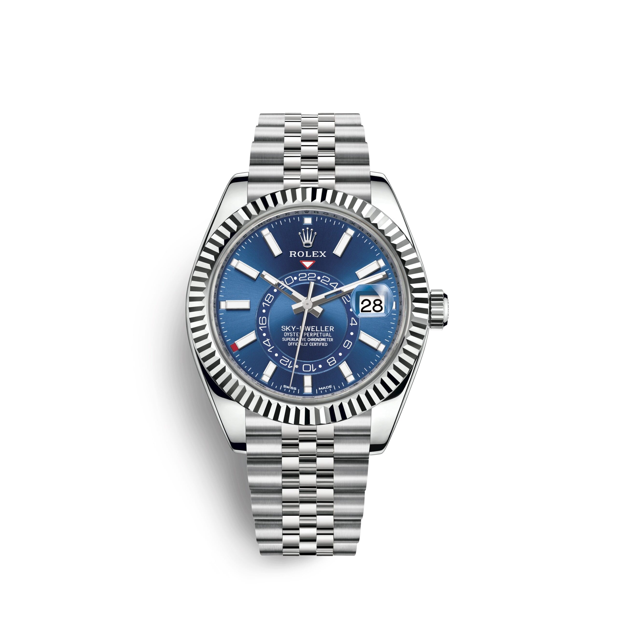Rolex Sky-Dweller 42mm, Oystersteel and 18k White Gold, Ref# 326934-0004 1:1