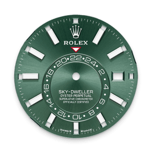 Rolex Sky-Dweller, 42mm, Oystersteel and 18k White Gold, Green, Jubilee, Ref# 336934-0002 1:1