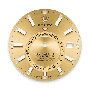 Rolex Sky-Dweller, 42mm, 18k Yellow Gold, Ref# 336938-0001 1:1
