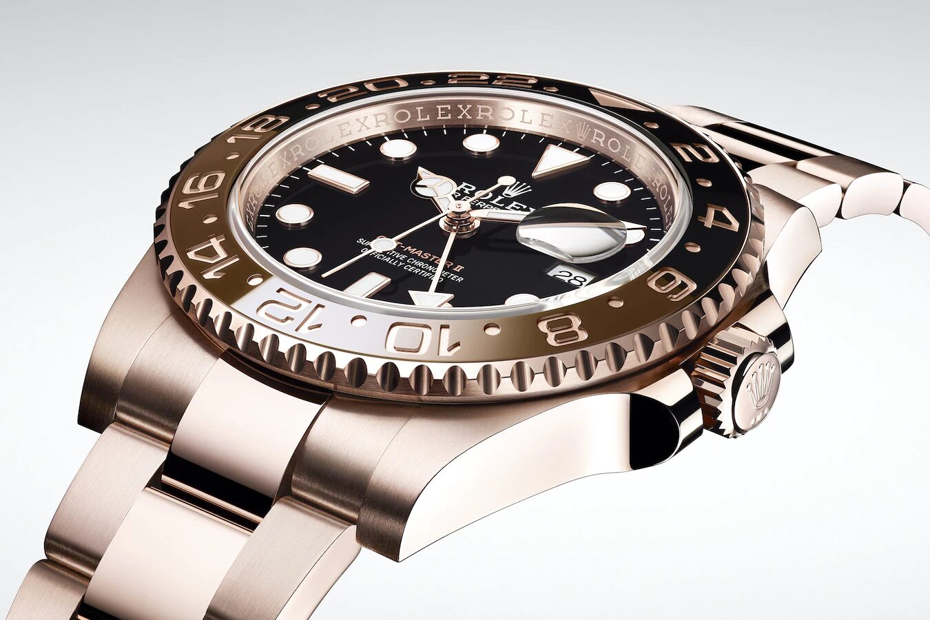 Rolex GMT-Master II Rootbeer, 18k Everose gold, 40mm, Ref# 126715chnr-0001 1:1