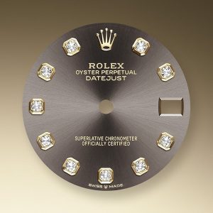 Rolex Datejust 31, Oystersteel, 18kt Yellow Gold and diamonds, Ref# 278343RBR-0021 1:1