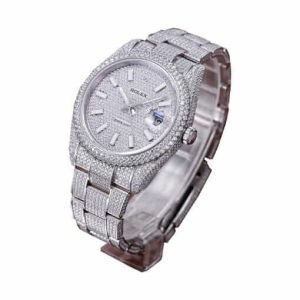 Rolex Datejust 116334 “Iced Out” Near Original 1:1