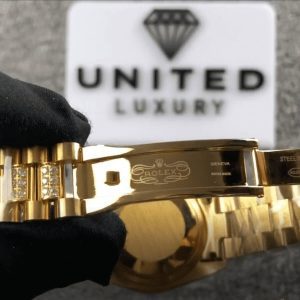 Rolex Day-Date 118348 “Iced Out” Deluxe 1:1