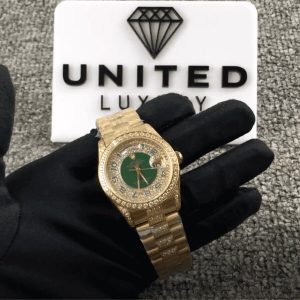 Rolex Day-Date 118348 “Iced Out” Deluxe 1:1
