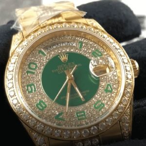 Rolex Day-Date 118348 “Iced Out” Deluxe 1:1