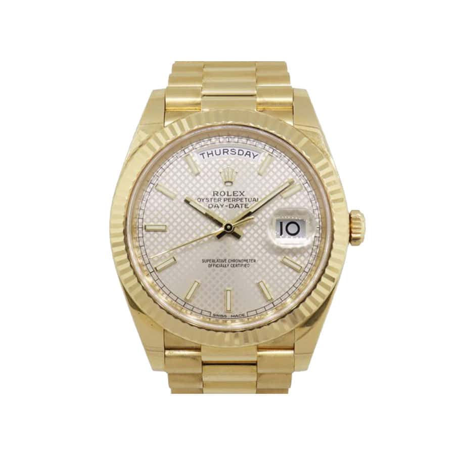 Rolex Day-Date 228238-0004 “Diagonal Silver” Premium 1:1