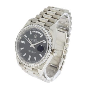 Rolex Day-Date 228238-0004 “Black Diamond Dial” Ultra Realistic 1:1
