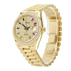 Rolex Day-Date 128348RBR “Pave Diamond Dial” Perfect Edition 1:1