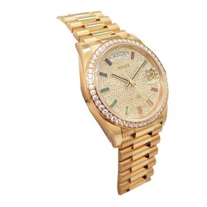 Rolex Day-Date 128348RBR “Pave Diamond Dial” Perfect Edition 1:1