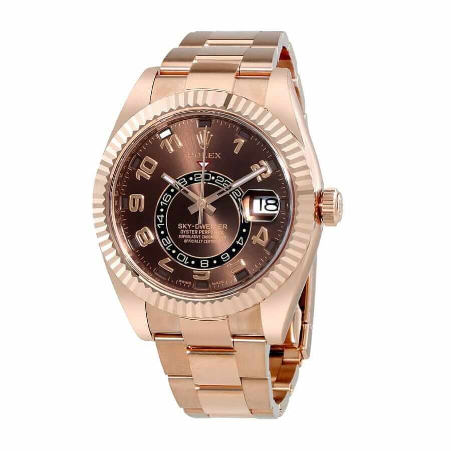 Rolex Sky-Dweller 326935 “Rose Gold Chocolate Dial” Authentic Super 1:1
