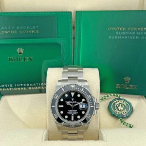 Rolex, Submariner Date 41, Stainless Steel, Black Ceramic, Black dial, 41mm, Oyster, Ref# 126610ln-0001 1:1