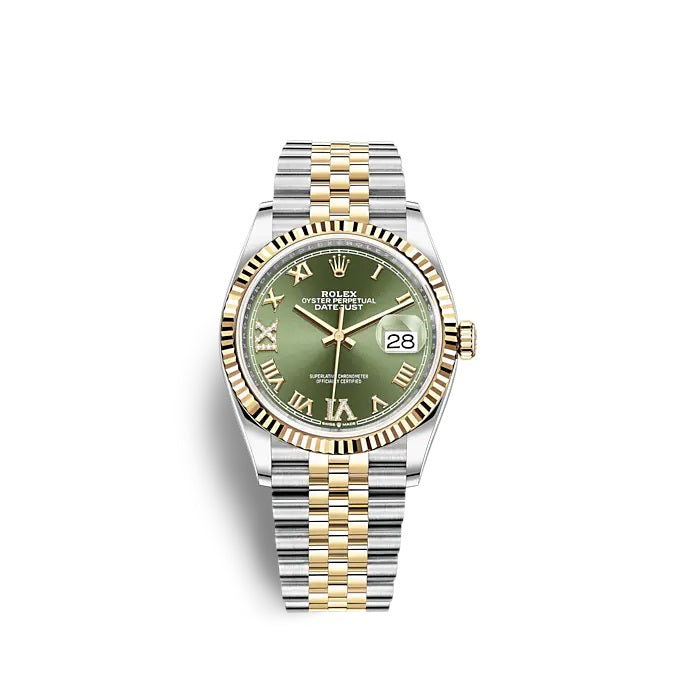 Rolex Datejust 36 Oystersteel and yellow gold Ref# 126233-0025 1:1
