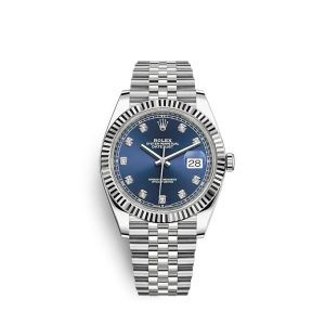 Rolex Datejust 41 Oystersteel and white gold Ref# 126334-0016 1:1